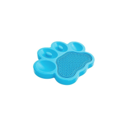 PAW 2-In-1 Slow Feeder & Lick Pad Blue